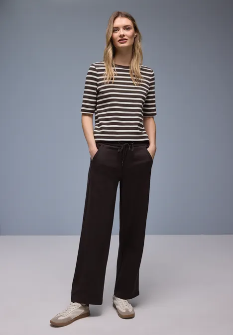 Gestreiftes Shirt molten earth