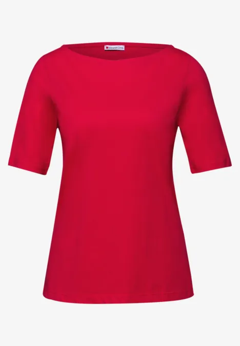 Koszulka Basic w 2-paku shadowed navy/salsa red