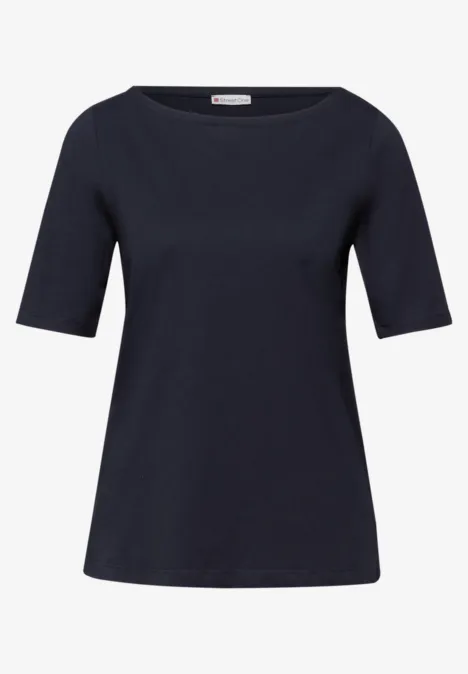 Koszulka Basic w 2-paku shadowed navy/salsa red