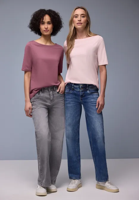 T-shirt basique en pack de 2 minimal rose/dark clouded b.