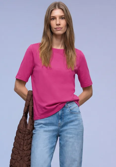 Basic T-Shirt magenta dream