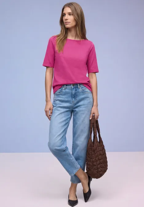 Basic T-Shirt magenta dream