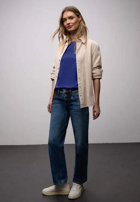 T-shirt de base amparo blue