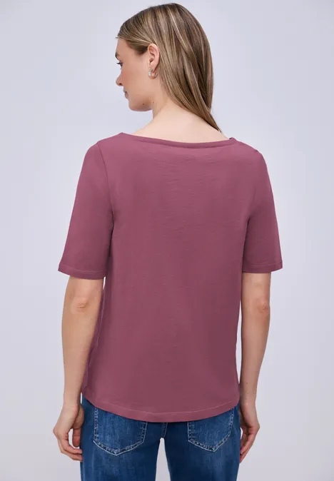 T-shirt de base dark clouded blush