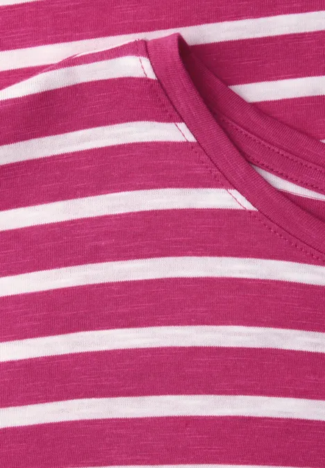 T-shirt à rayures Dropped Shoulder magenta dream T-shirt à rayures Dropped Shoulder magenta dream