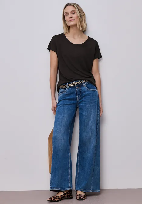 Chemise dropped shoulder look lin espresso brown