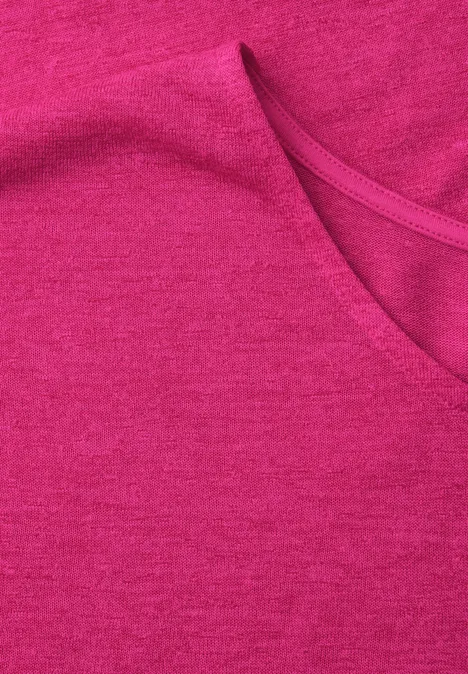 Chemise dropped shoulder look lin magenta dream