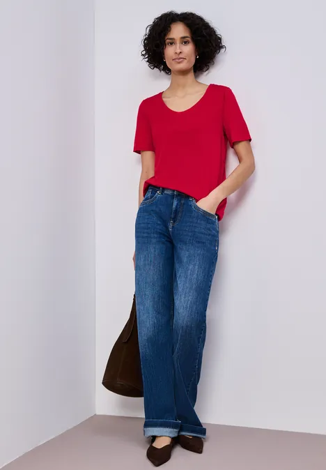 Basic Shirt salsa red