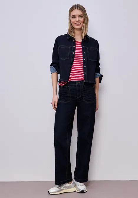 T-shirt à rayures salsa red T-shirt à rayures salsa red