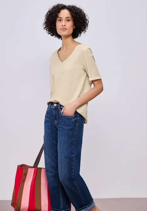 Basic Shirt smoke beige Basic Shirt smoke beige