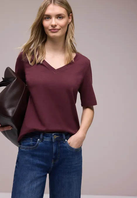 T-shirt de base truffle red T-shirt de base truffle red