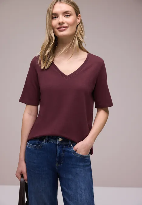 T-shirt de base truffle red T-shirt de base truffle red