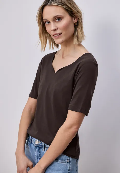 T-shirt de base espresso brown T-shirt de base espresso brown