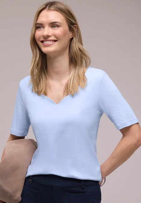 Koszulka Basic cashmere blue