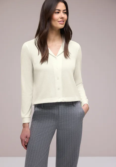 Veste en couleur unie off white Veste en couleur unie off white