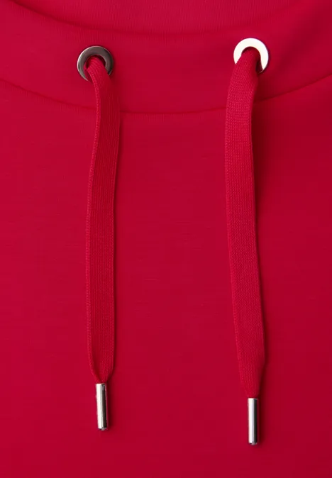 Chemise en soie salsa red