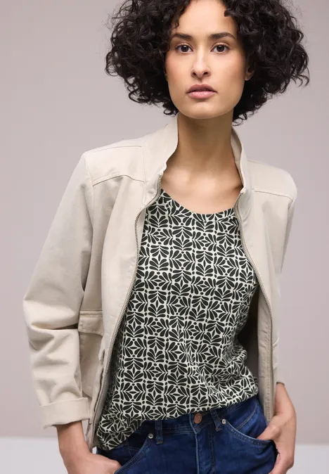 T-shirt à l'imprimé minimal shadowed navy T-shirt à l'imprimé minimal shadowed navy