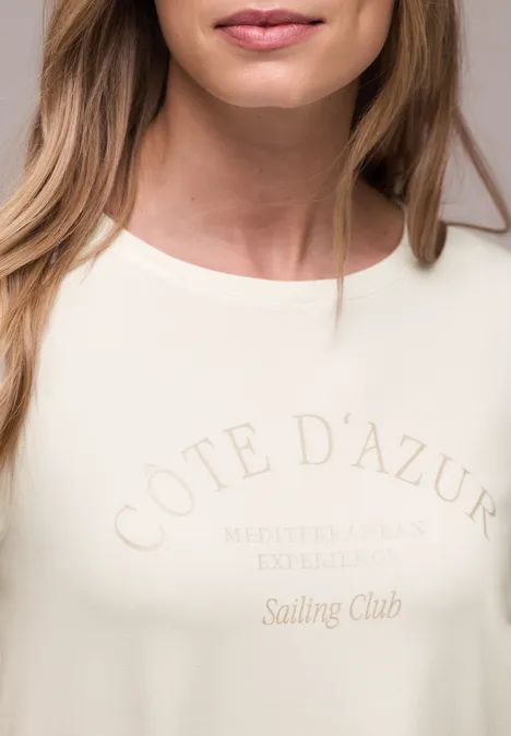 T-shirt avec wording off white T-shirt avec wording off white