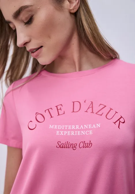 T-shirt avec wording ibis rose T-shirt avec wording ibis rose
