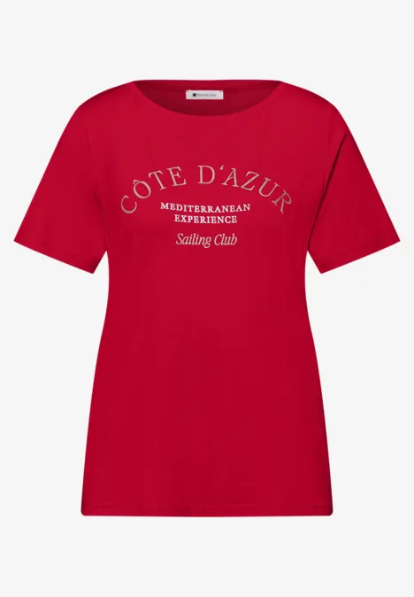 T-shirt avec wording salsa red
