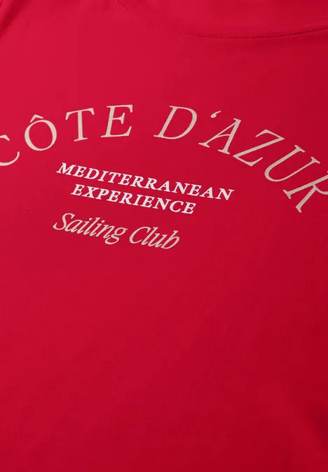 T-shirt avec wording salsa red