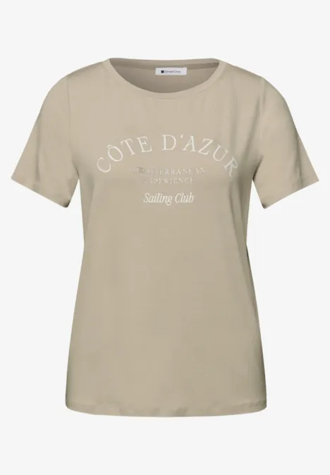 T-shirt avec wording cobble stone T-shirt avec wording cobble stone