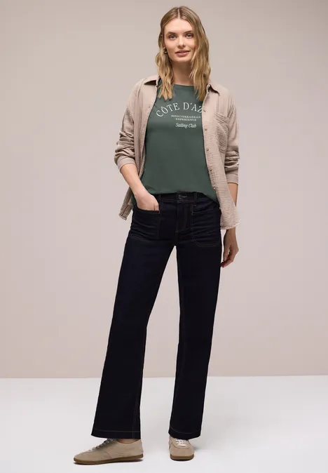 T-shirt avec wording cilantro green T-shirt avec wording cilantro green