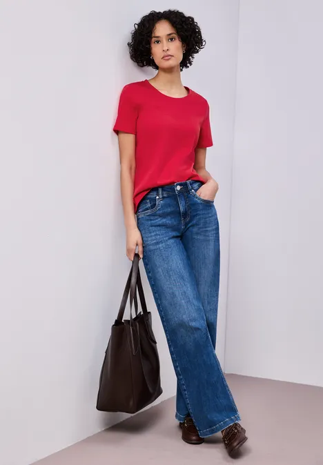 T-shirt de base salsa red T-shirt de base salsa red