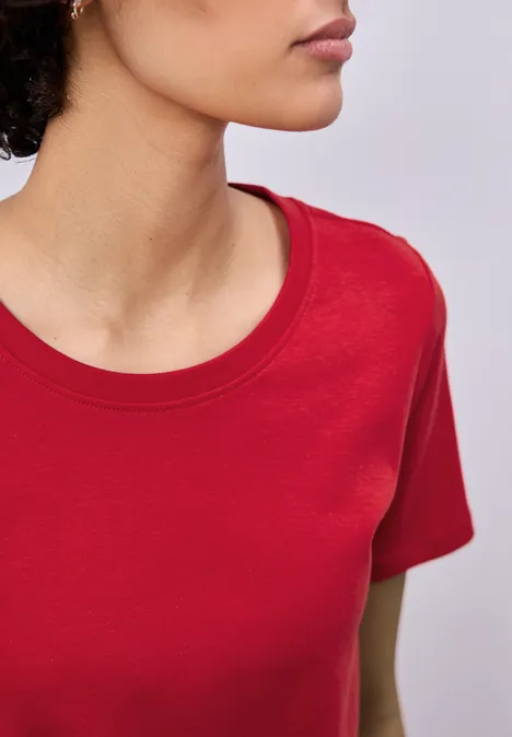T-shirt de base salsa red T-shirt de base salsa red