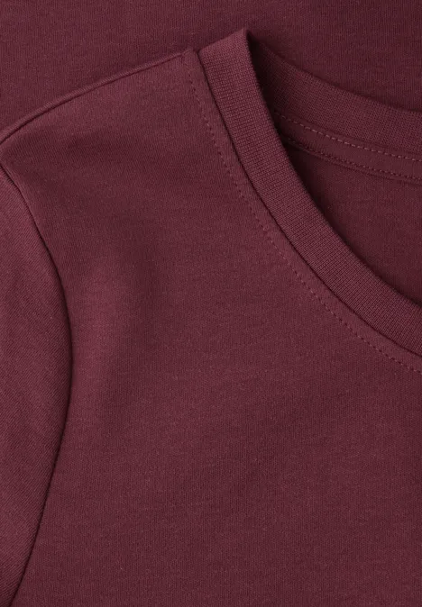 Koszulka Basic truffle red