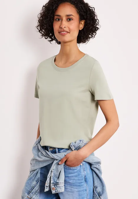 T-shirt de base mint leaf