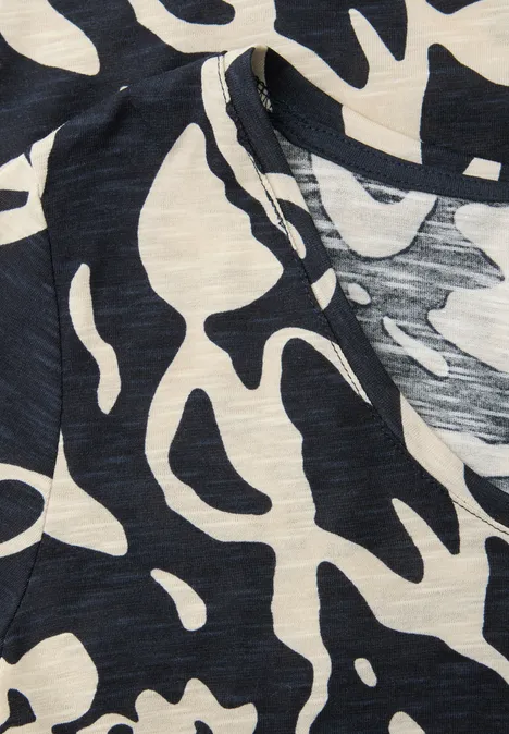 Koszulka z nadrukiem shadowed navy