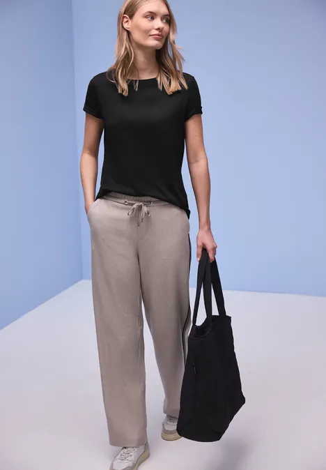 T-shirt long Black T-shirt long Black