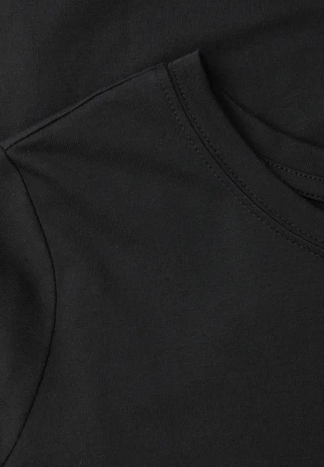 T-shirt long Black T-shirt long Black