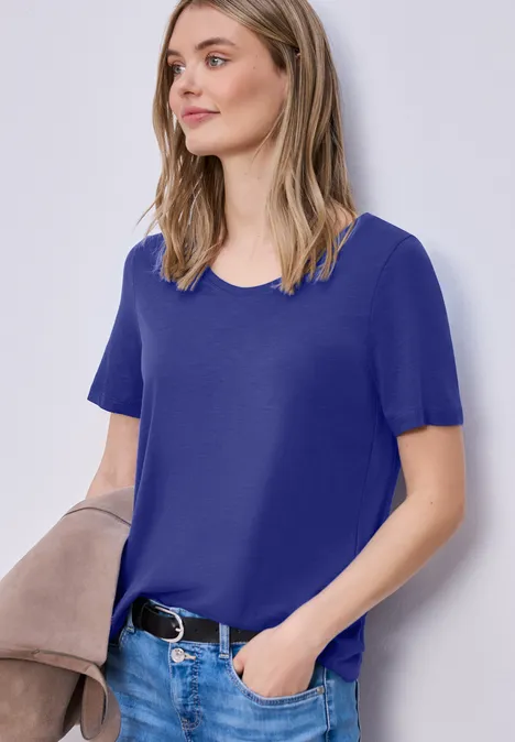 T-shirt long amparo blue T-shirt long amparo blue