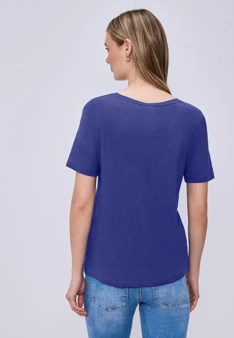 T-shirt long amparo blue T-shirt long amparo blue