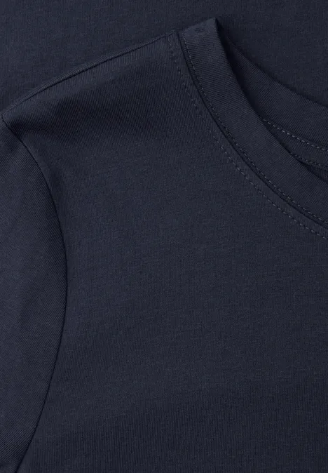 T-shirt long shadowed navy T-shirt long shadowed navy