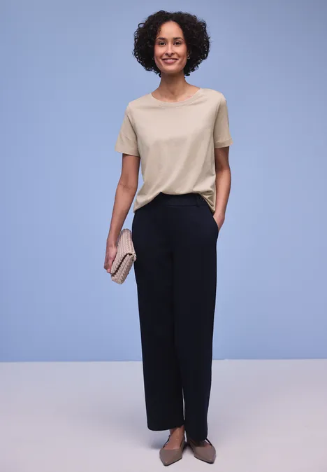 T-shirt long clay sand T-shirt long clay sand