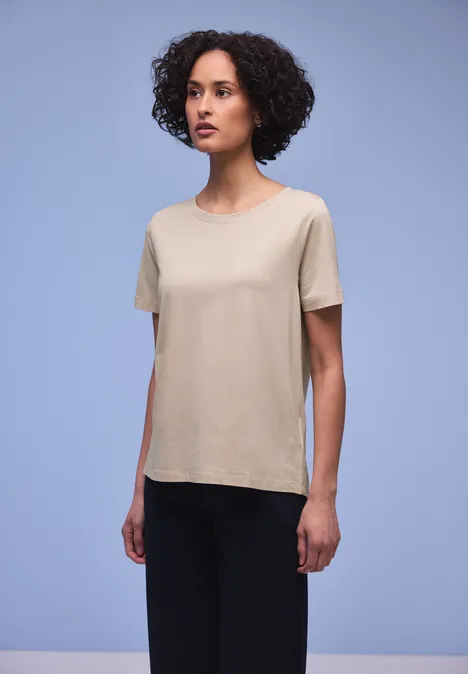 T-shirt long clay sand T-shirt long clay sand