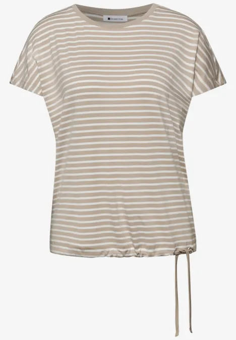 T-shirt à rayures timeless beige T-shirt à rayures timeless beige