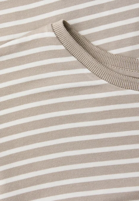 T-shirt à rayures timeless beige T-shirt à rayures timeless beige