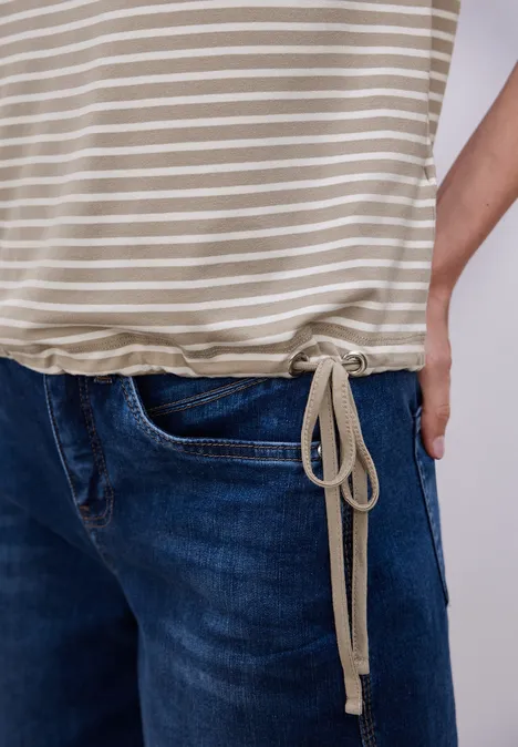 T-shirt à rayures timeless beige T-shirt à rayures timeless beige