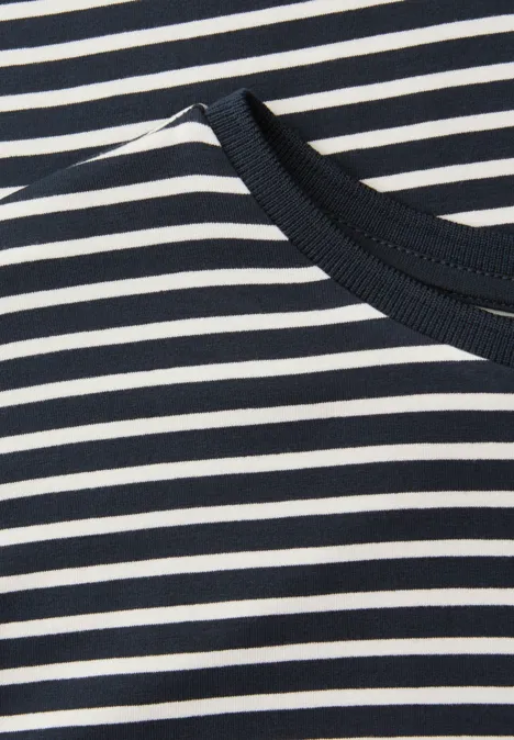 T-shirt à rayures shadowed navy