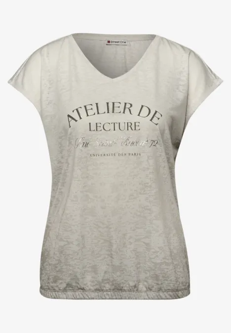 Dropped Shoulder Shirt im Ausbrenner-Look clay taupe