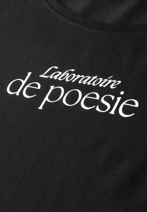 T-shirt avec wording Black T-shirt avec wording Black