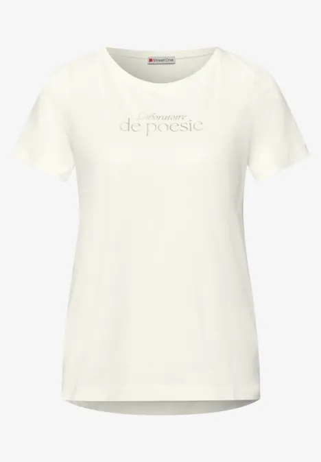 T-shirt avec wording off white