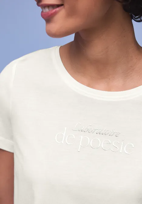 T-shirt avec wording off white