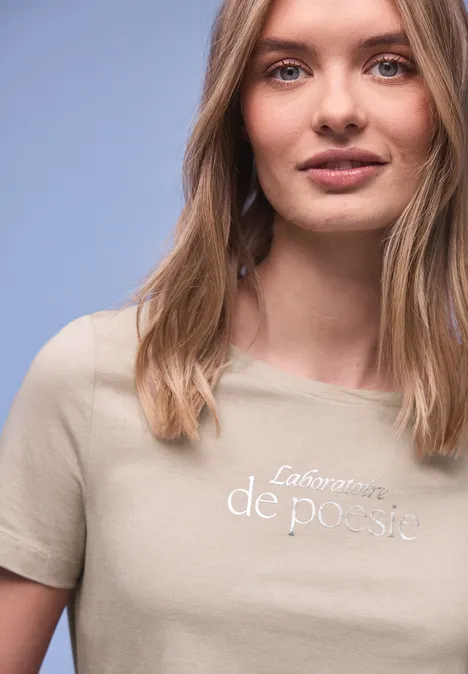 T-shirt avec wording clay sand T-shirt avec wording clay sand