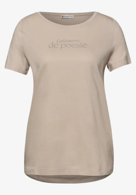 T-shirt avec wording clay sand T-shirt avec wording clay sand