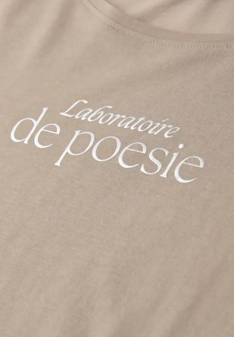 T-shirt avec wording clay sand T-shirt avec wording clay sand